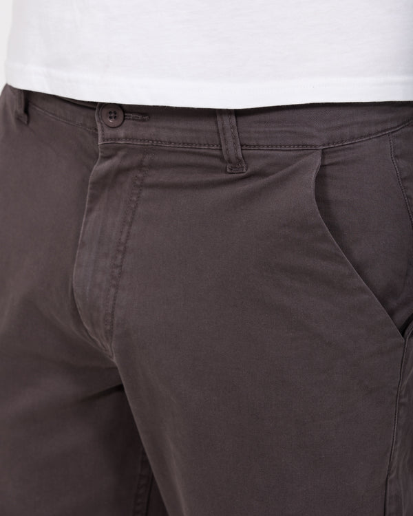 2t Grant Regular Fit Tall Chino Shorts (mid grey)