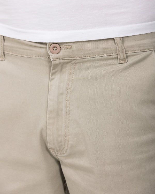 2t Grant Regular Fit Tall Chino Shorts (stone)