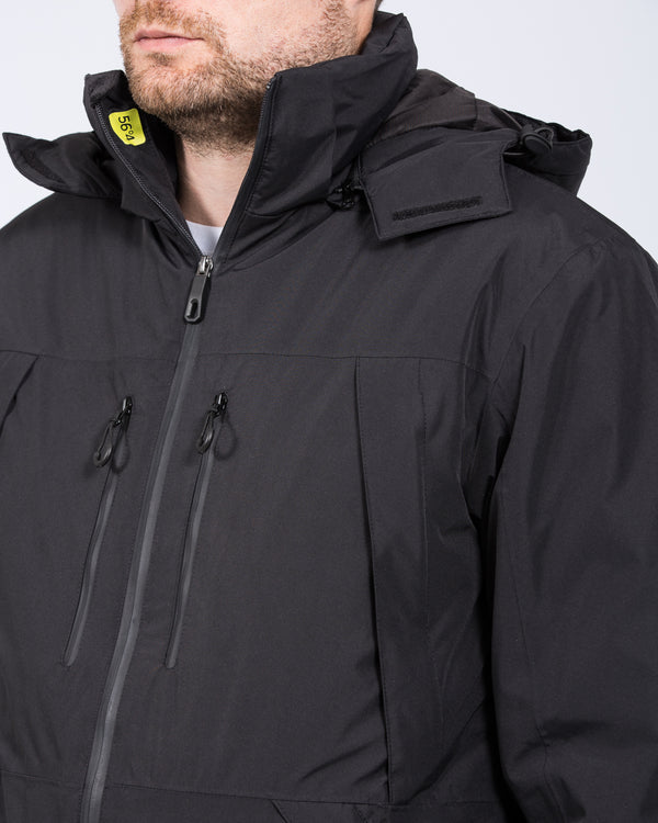 North 56 Tech Air Tall Waterproof Ski Jacket (black)