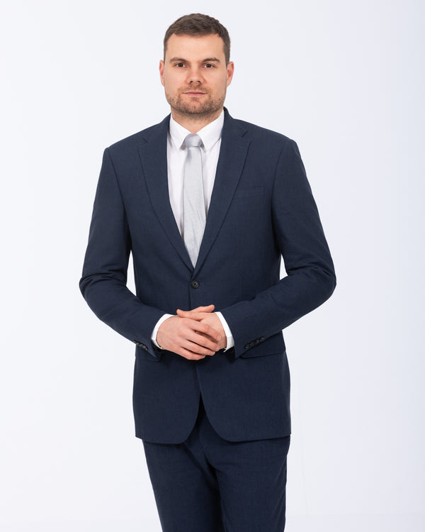 2t Hoher Baumwoll-Leinen-Anzug (marineblau)