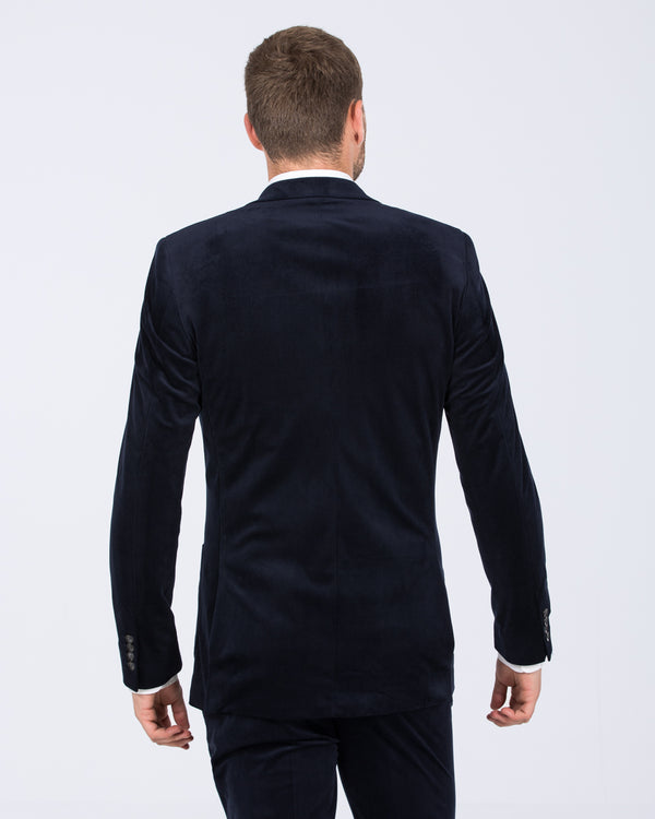 Skopes Atkinson Slim Fit Tall Cord Suit (navy)