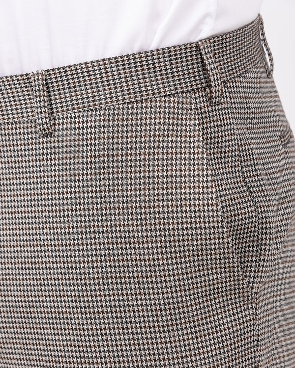 Skopes Cannon Slim Fit Tall Double Breasted Suit (blue/brown)