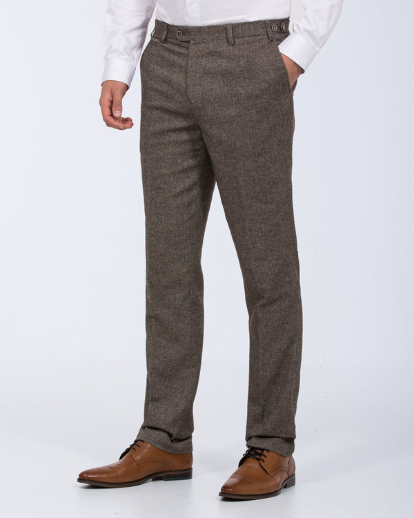 Skopes Jude Slim Fit Tall Suit (fawn herringbone)
