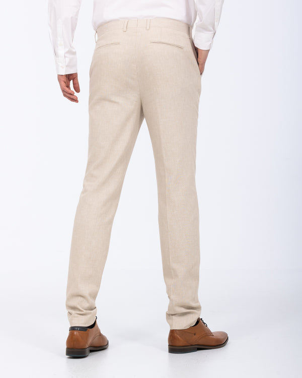 2t Tall Cotton Linen Suit Trousers (oatmeal)