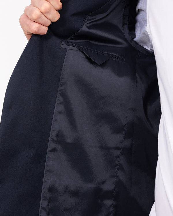 2t Hohe Schlanke Passform Stretch Anzugjacke (marineblau)