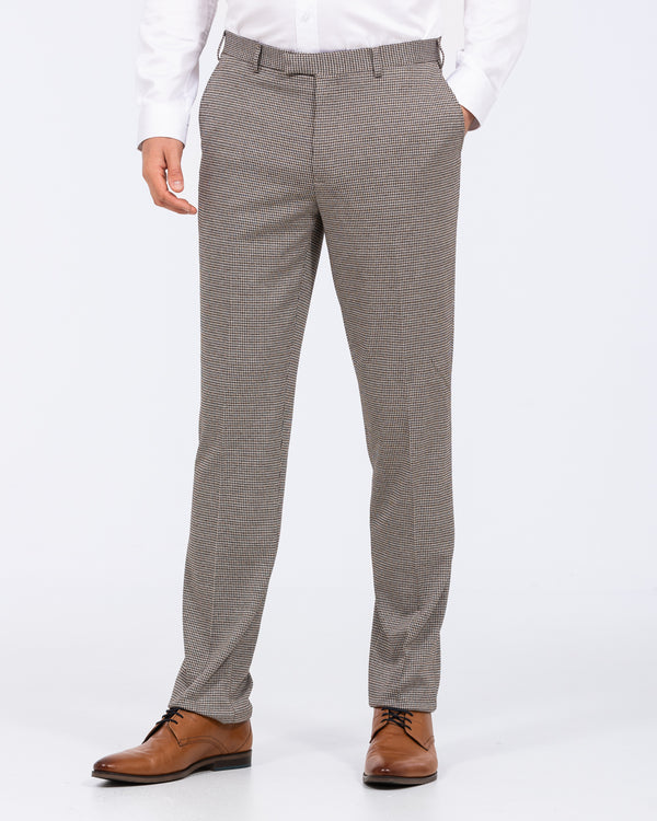 Skopes Cannon Slim Fit Tall Suit Trousers(blue/brown)