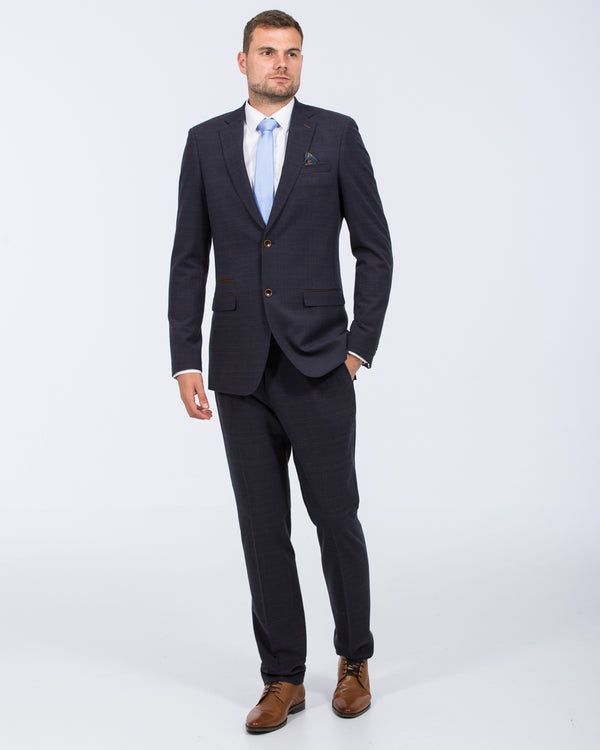 Skopes Guildford Slim Fit Tall Suit (navy check)