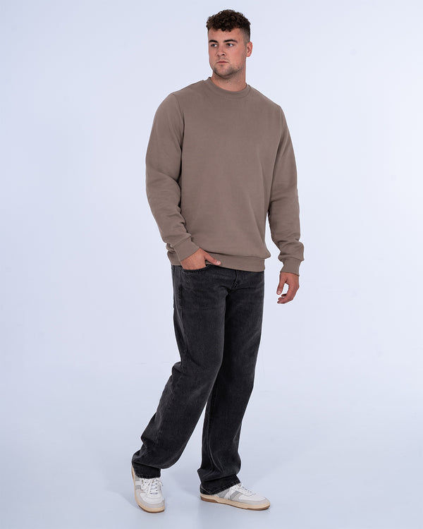 2t Hamish Tall Heavyweight Regular Fit Sweatshirt (mushroom)