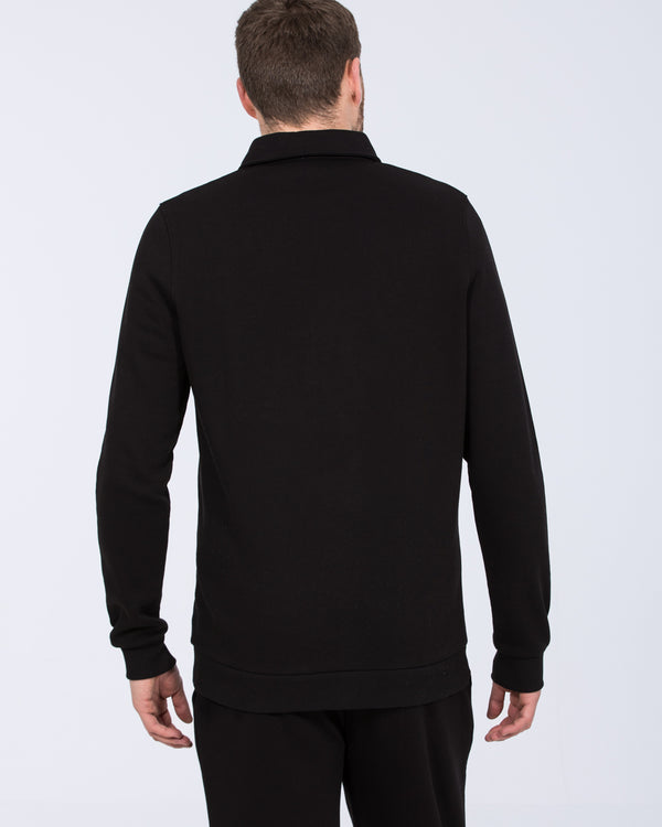 2t Elijah Tall Quarter Zip Sweatshirt (black)