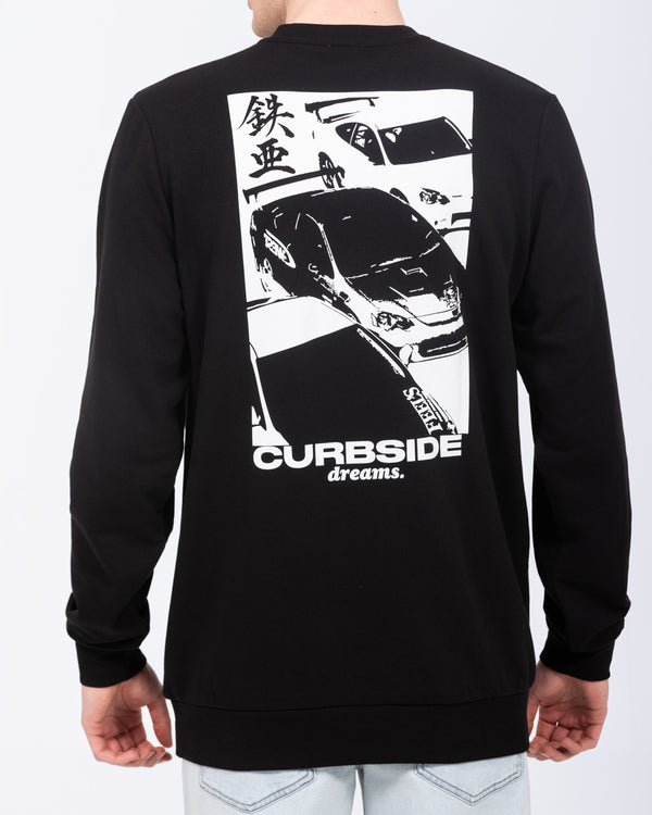 2t Charlie Tall Sweatshirt (black pattern)