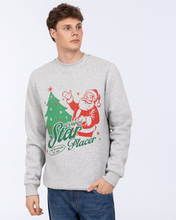 2t Tall Christmas Printed Sweatshirt (heather grey)