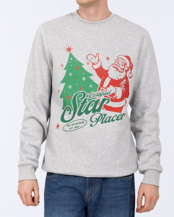 2t Tall Christmas Printed Sweatshirt (heather grey)