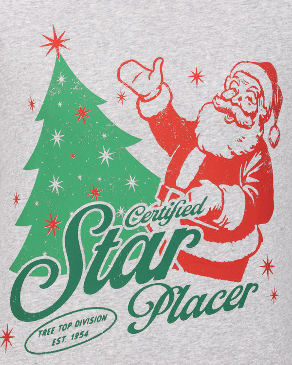 2t Tall Christmas Printed Sweatshirt (heather grey)