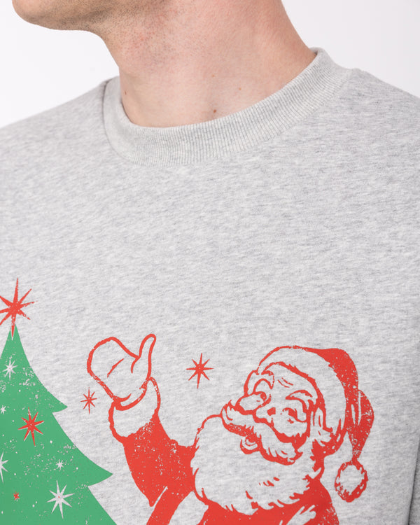 2t Tall Christmas Printed Sweatshirt (heather grey)