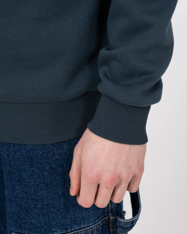 2t Hamish Tall Schweres Sweatshirt mit normaler Passform (bedruckt in Petrol)