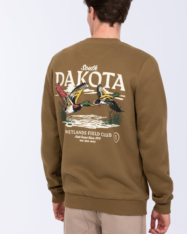 2t Hamish Tall Heavyweight Regular Fit Sweatshirt (green pattern)