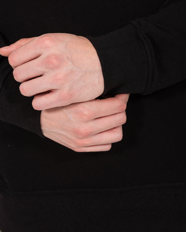 2t Wyatt Tall Quarter Zip Embroidered Sweatshirt (black)