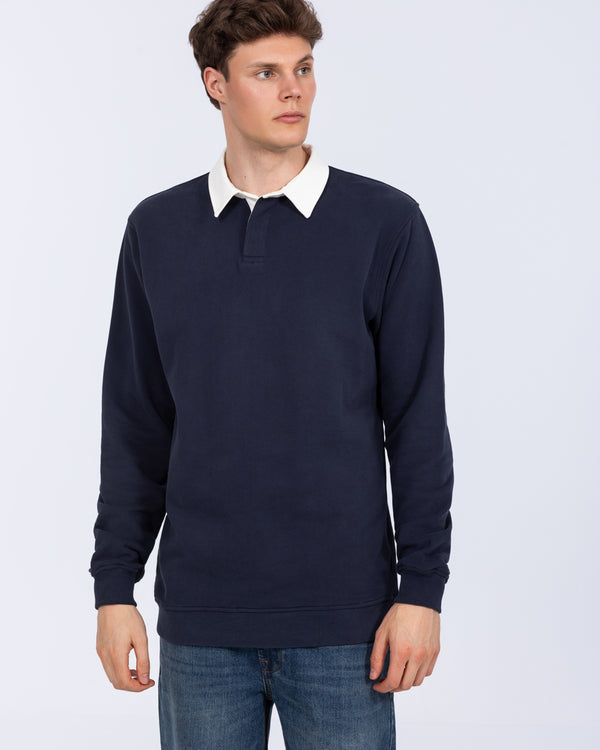 2t Denburn Tall Rugby Sweatshirt (navy)