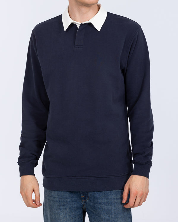 2t Denburn Tall Rugby Sweatshirt (Navy)