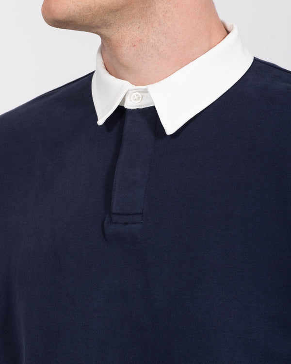 2t Denburn Tall Rugby Sweatshirt (Navy)