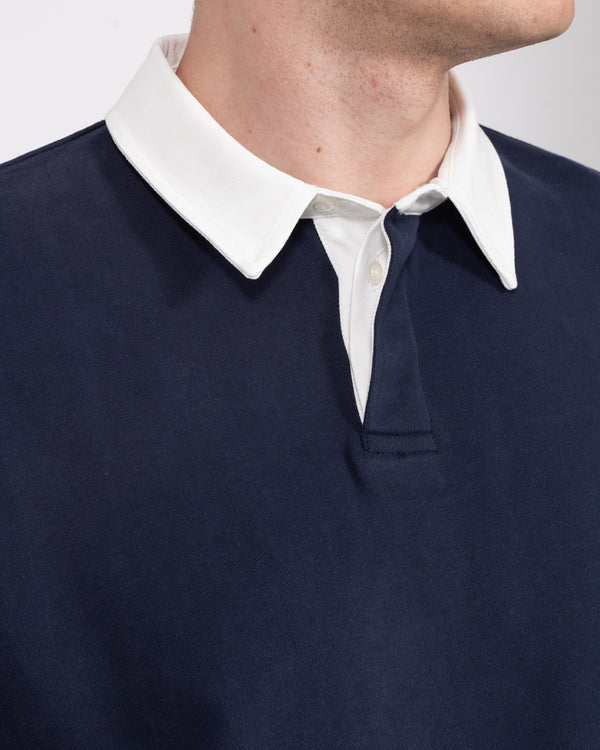 2t Denburn Tall Rugby Sweatshirt (Navy)