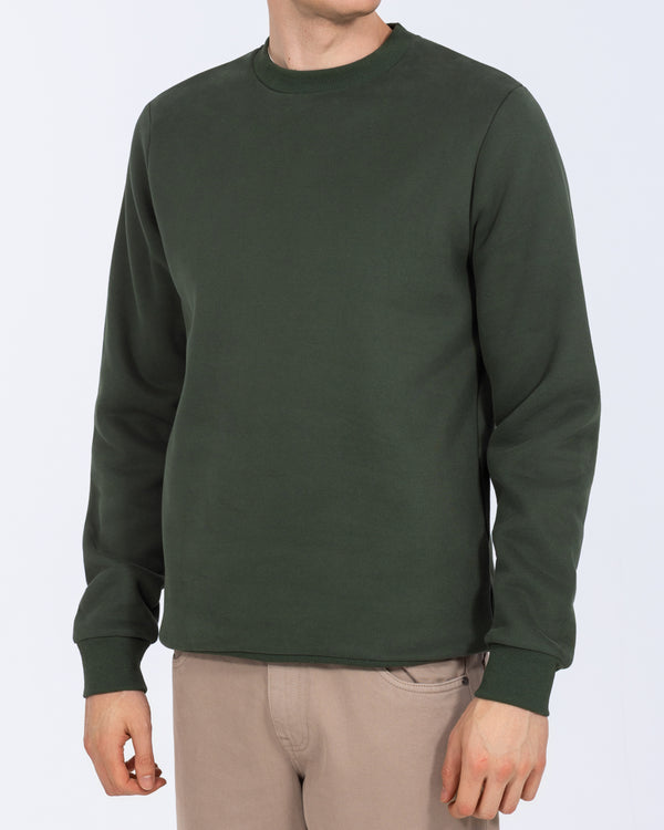 2t Hamish Tall Heavyweight Regular Fit Sweatshirt (dark green)