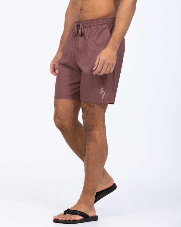 2t Harry Tall Swim Shorts (mauve embroidered)