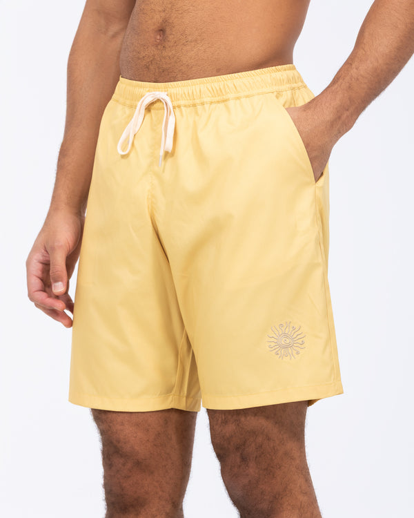 2t Harry Lange Badeshorts (gelb bestickt)