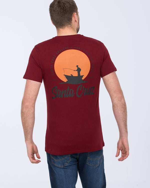 2t Santa Cruz Tall T-Shirt (burgundy)