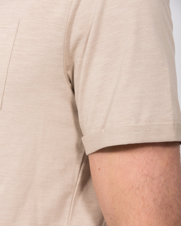 2t Arlo Tall Utility Pocket T-Shirt (mushroom)