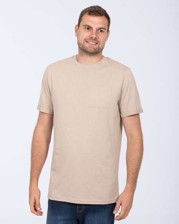2t Arlo Tall Utility Pocket T-Shirt (mushroom)