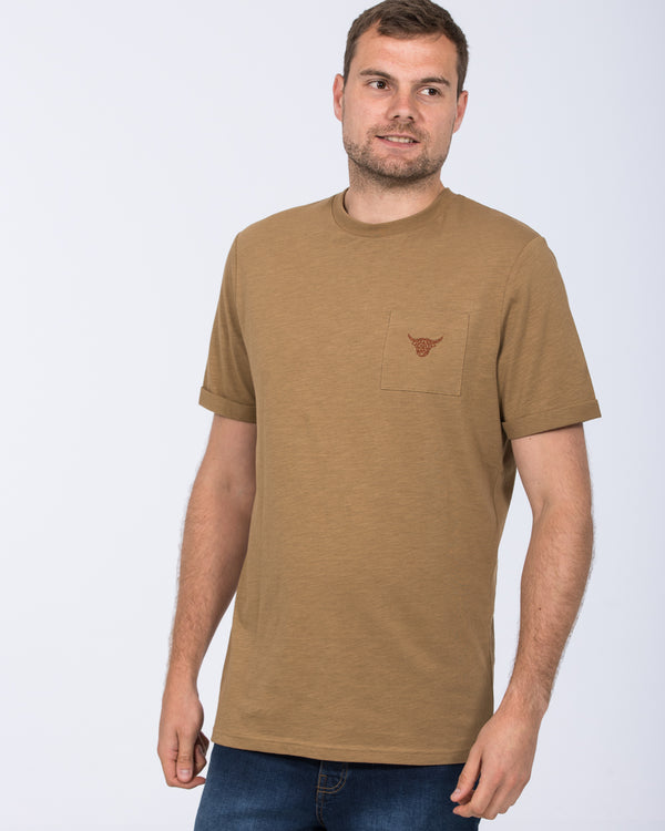 2t Benji Tall Embroidered T-Shirt (brown)