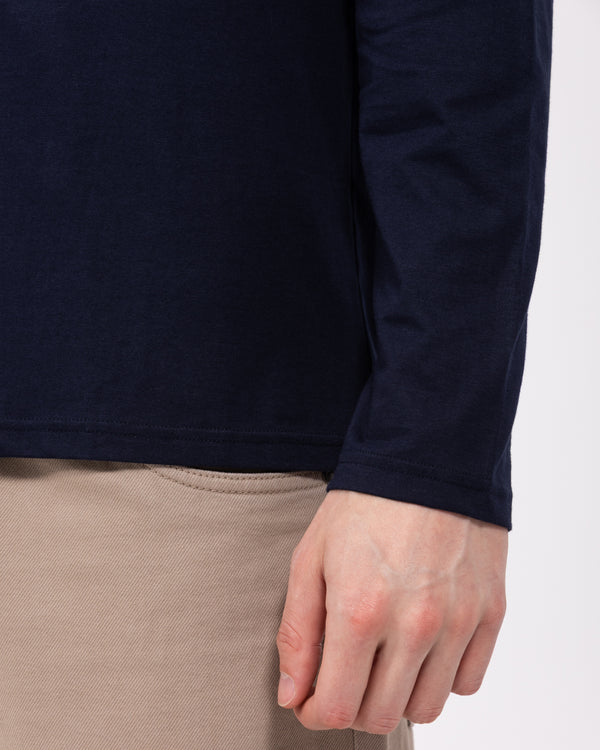 2t Tall Henley Long Sleeve T-Shirt (navy)
