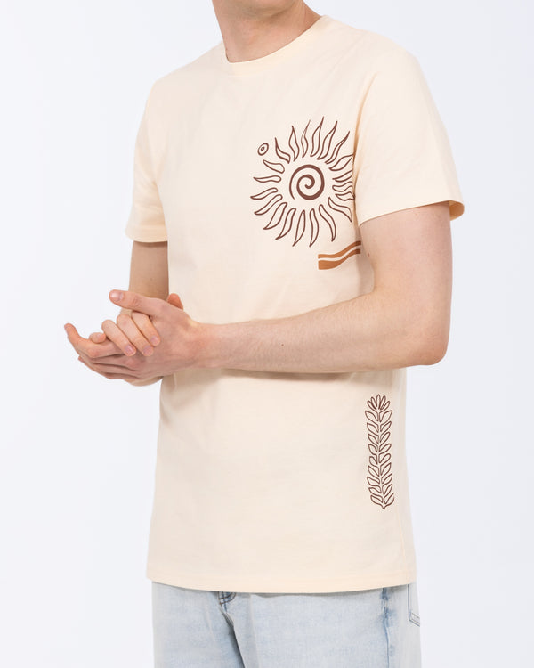 2t Lachlan Tall T-Shirt (printed ecru)
