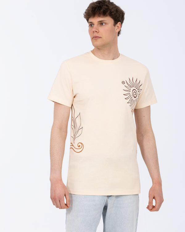 2t Lachlan Tall T-Shirt (printed ecru)