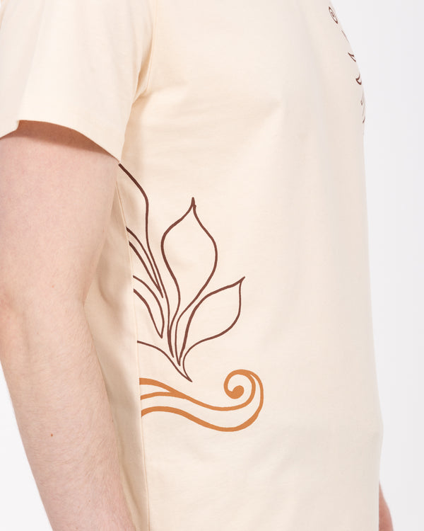 2t Lachlan Tall T-Shirt (printed ecru)