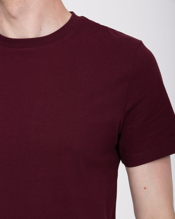 2t Lenny Tall Regular Fit T-Shirt (burgundy)