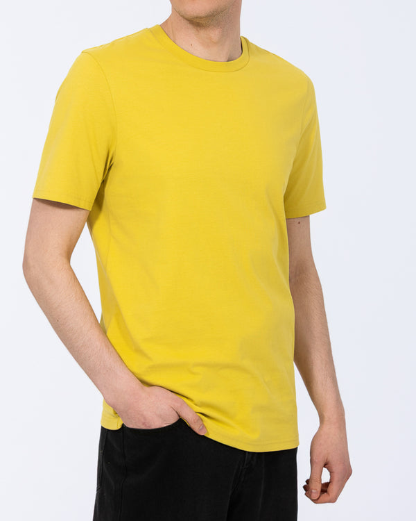 2t Liam Tall Normale Passform T-Shirt (chartreuse)