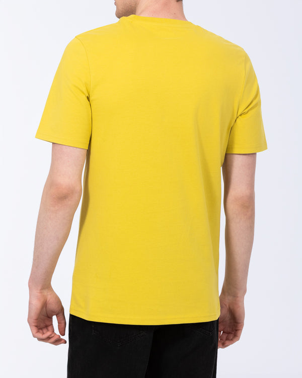 2t Liam Tall Normale Passform T-Shirt (chartreuse)