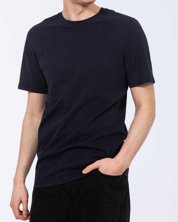 2t Liam Tall Normale Passform T-Shirt (marineblau)