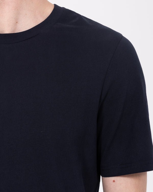 2t Liam Tall Normale Passform T-Shirt (marineblau)