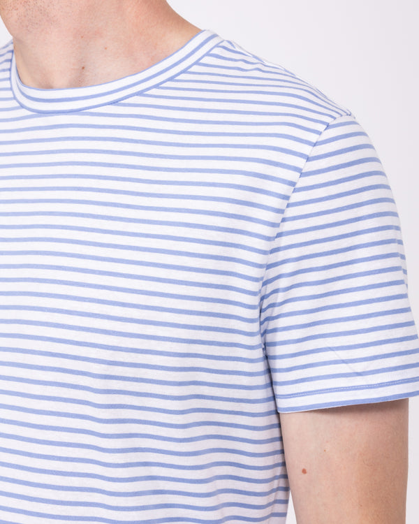 Essentalls lang T-shirt (blauwe streep)