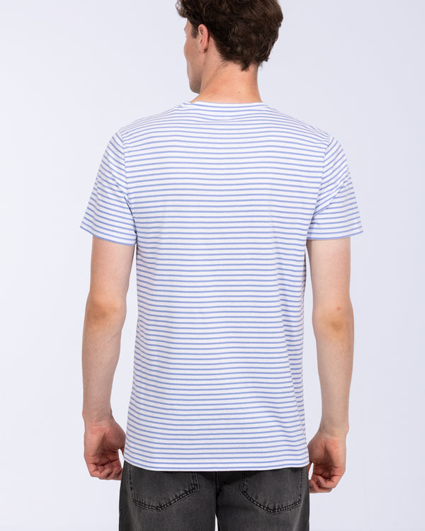 Essentalls lang T-shirt (blauwe streep)