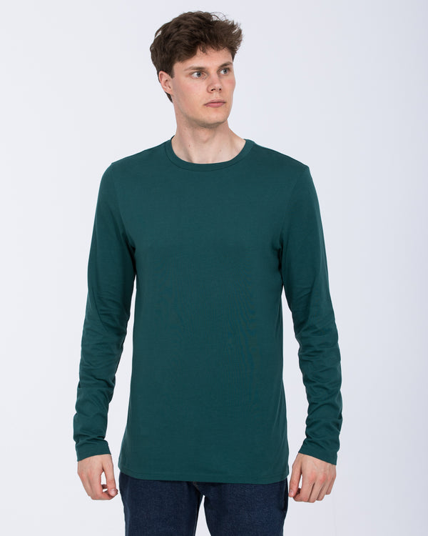 Essentalls Long Sleeve Tall T-Shirt (teal)