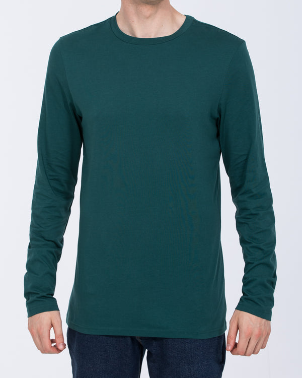 Essentalls Long Sleeve Tall T-Shirt (teal)