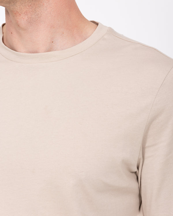 Essentalls Long Sleeve Tall T-Shirt (taupe)