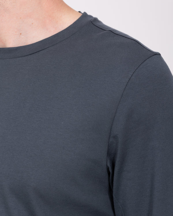Essentalls Long Sleeve Tall T-Shirt (titanium blue)