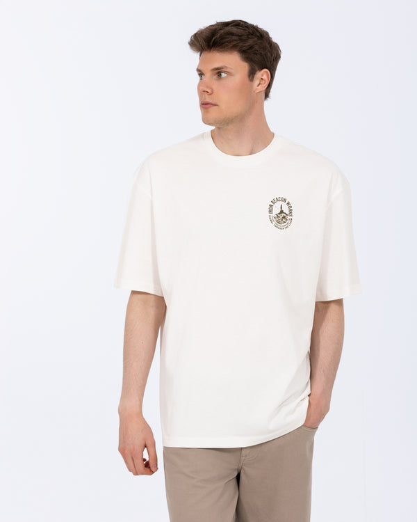 2t Brad Tall Oversized T-Shirt (bedruckt ecru)