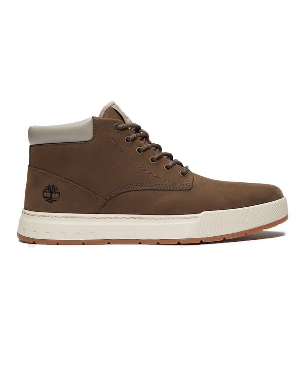 Timberland Maple Grove Mid Lace Trainer (dark brown nubuck)