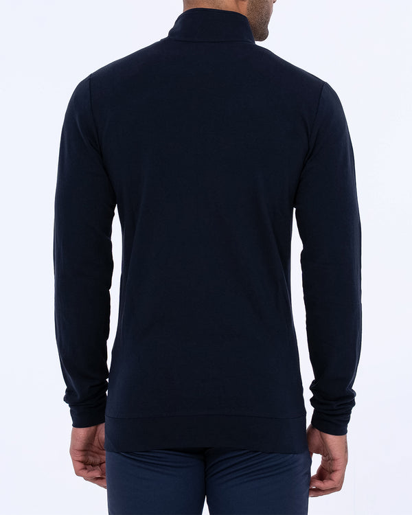 2t Tall Zip Up Top (navy)